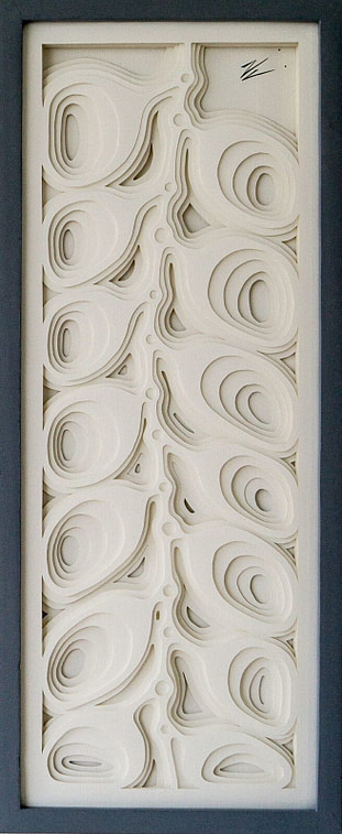 cuadro realizado en cartulina calidad fine arts representando una péndola heliconea